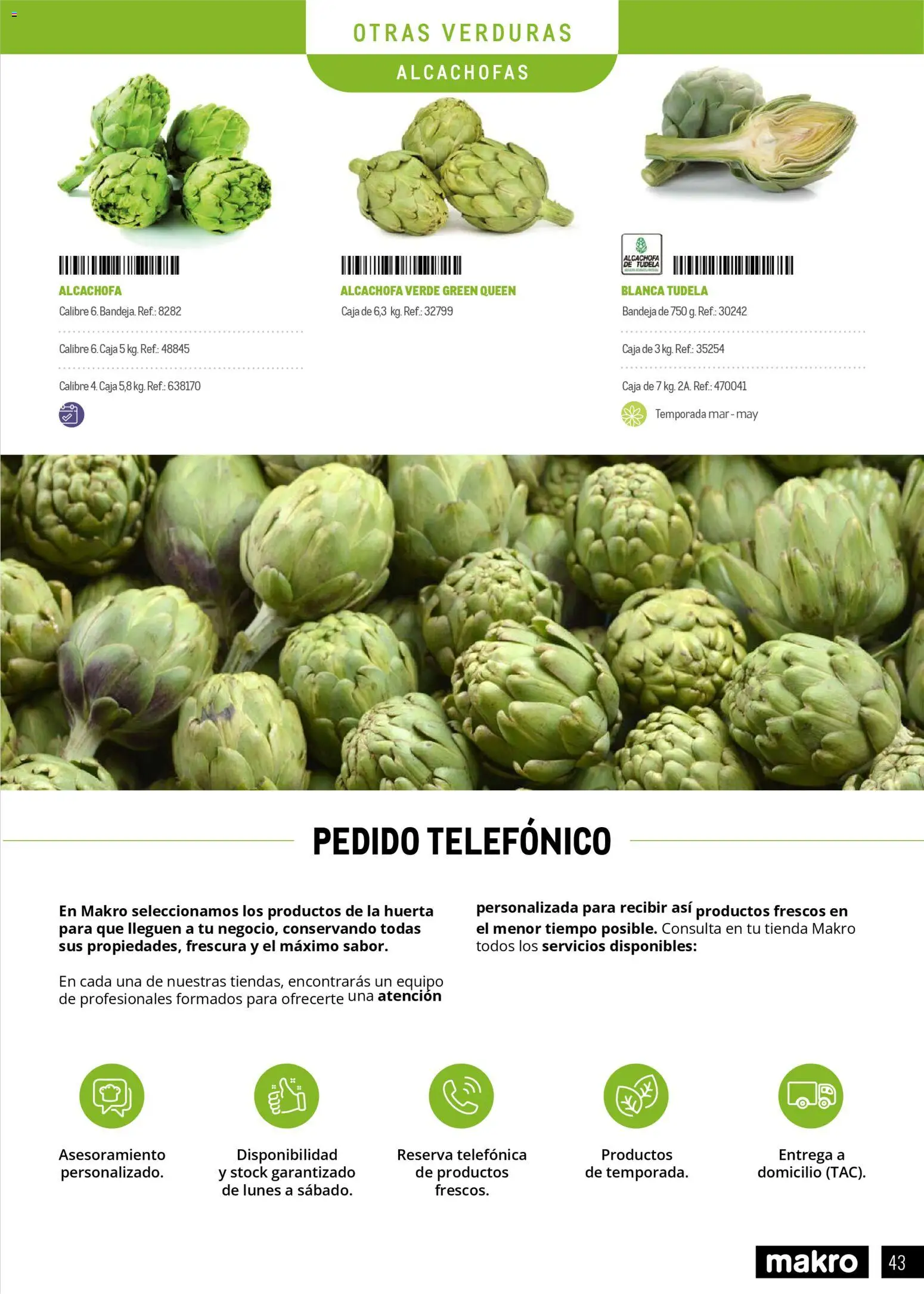 Makro - Especial Frutas y Verduras Península │ válido desde el 05.01.2026 | Página: 43 | Productos: Bandeja, Caja