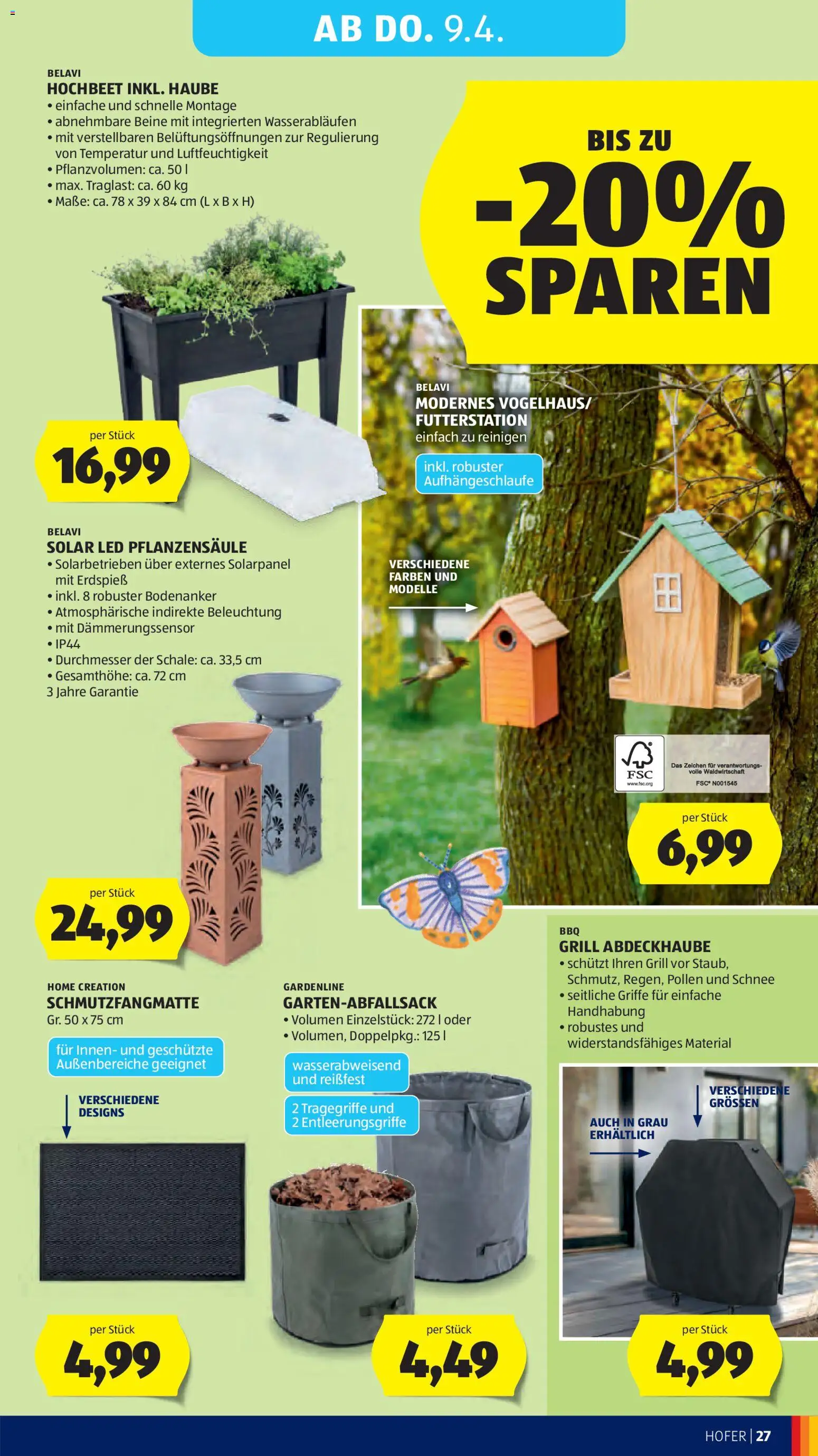 Hofer Flugblatt gültig ab 01.04.2026 | Seite: 31 | Produkte: Grill