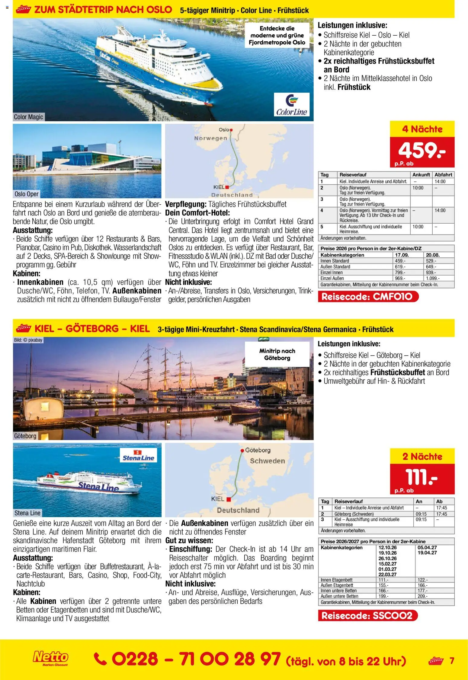 Netto Reisen Kreuzfahrten – gültig ab 11.06.2026 | Seite: 7