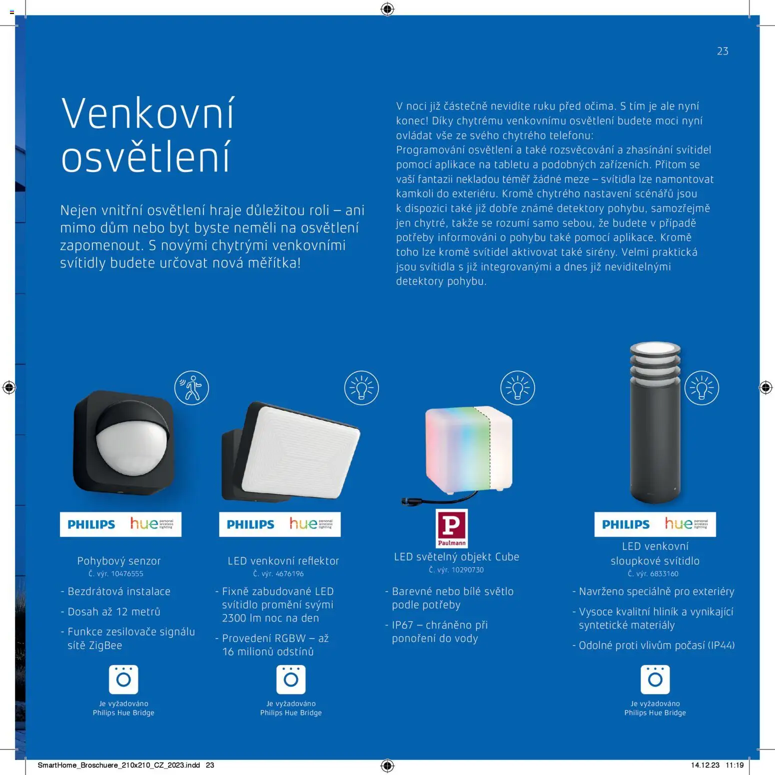 HORNBACH leták - SmartHome od 01.01.2026 | Strana: 23 | Produkty: Osvětlení, Reflektor, LED