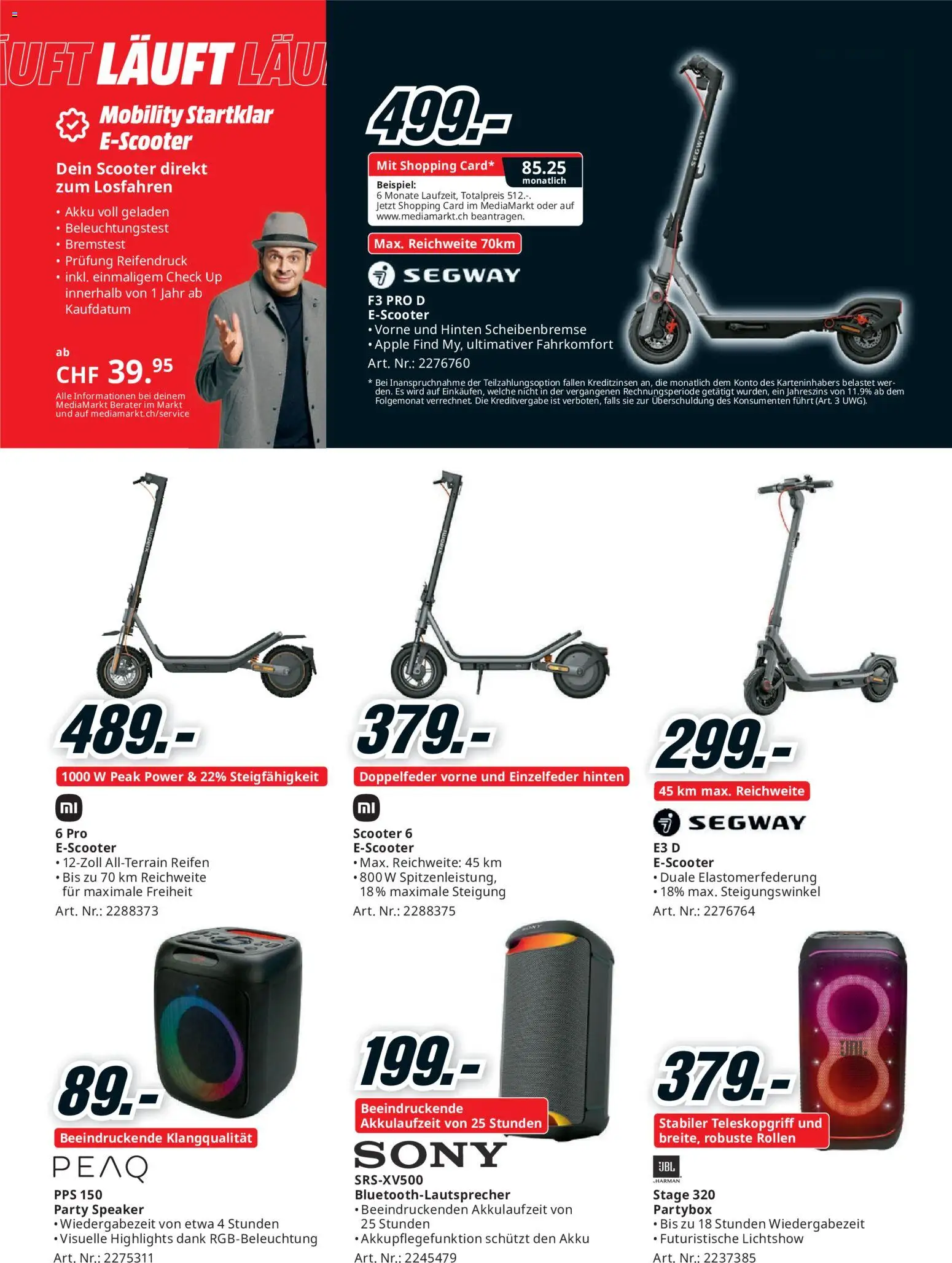 Media Markt aktionen – gültig ab 23.08.2026 | Seite: 18 | Produkte: Scooter, Apple, Sony