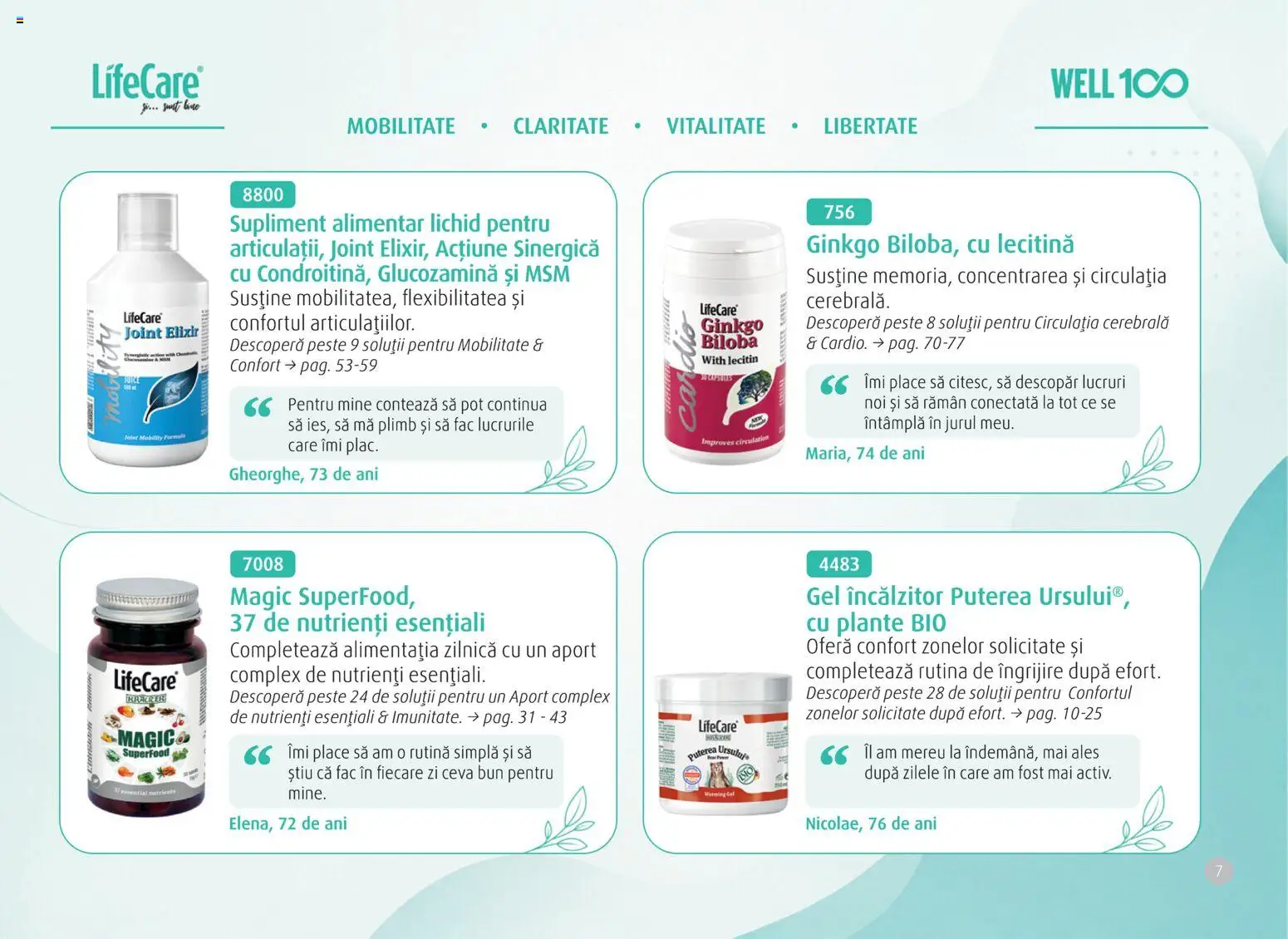 Noul catalog Life Care – valabil de la 01.10.2026 | Pagină: 9 | Produse: Bio, Elixir, Magic, Pește