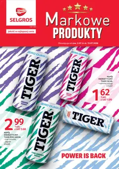 Pogląd oferty "Selgros cash&carry gazetka - Markowe produkty" - ważna od 02.07.2026