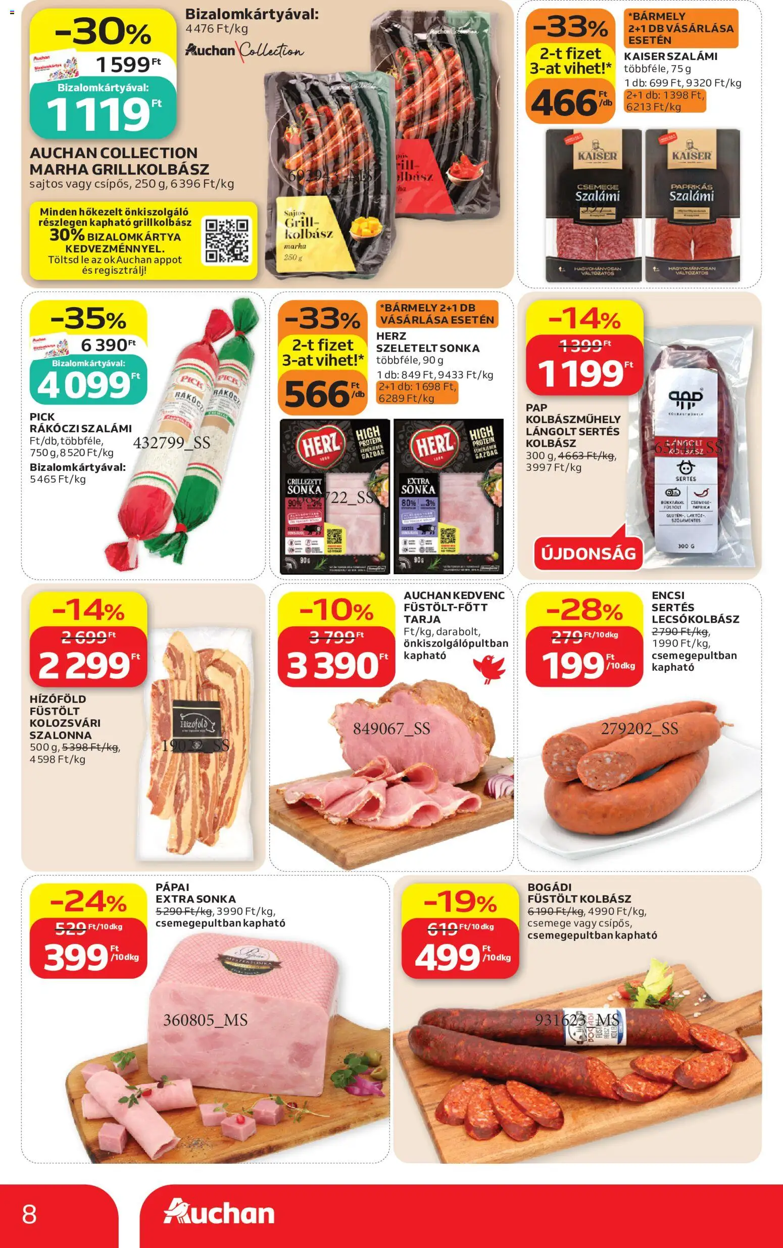 Auchan akciós ujság - amely érvényes a következő dátumtól: 2026.08.21. | Oldal: 8