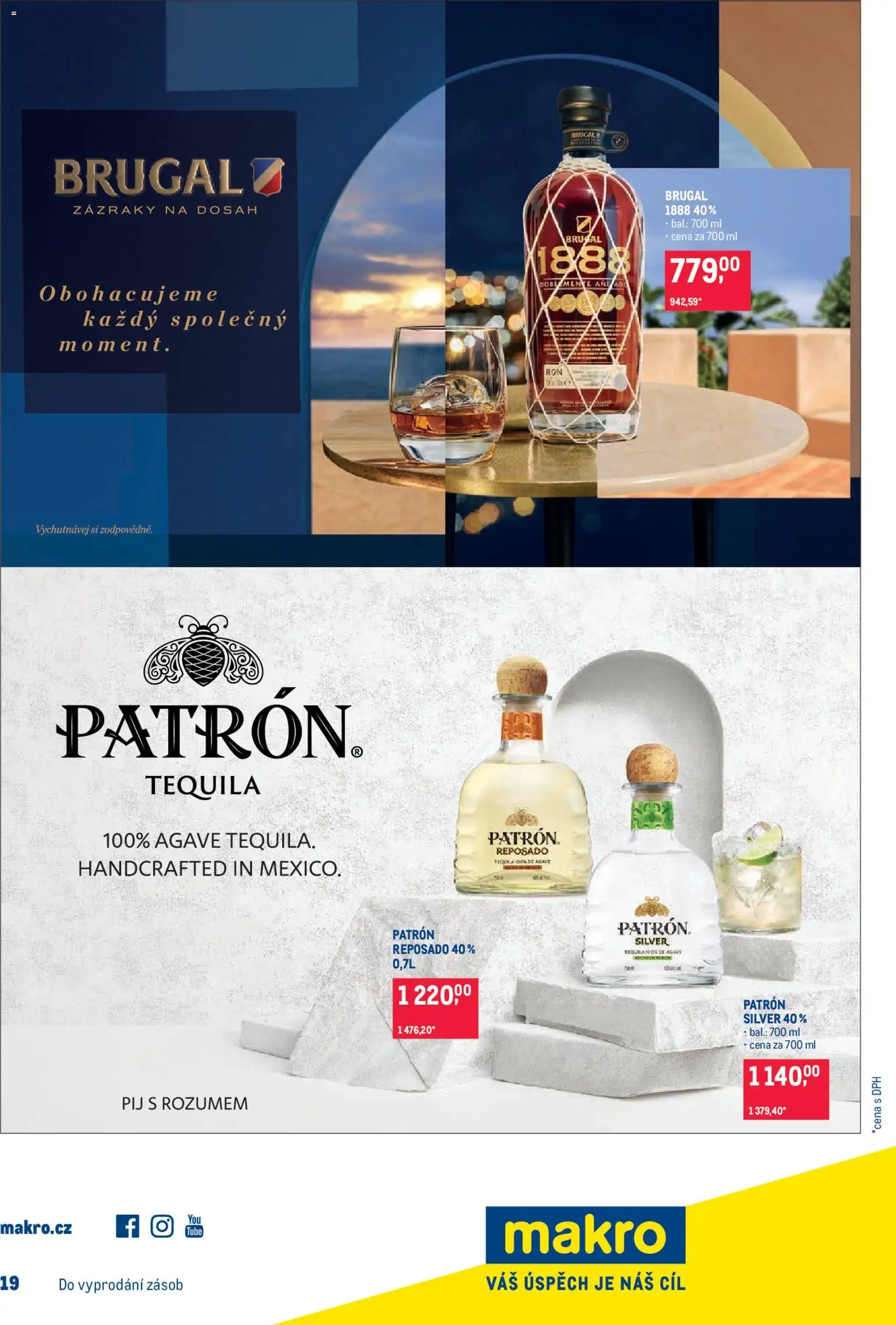 Makro leták - Pro milovníky jídla od 26.08.2026 | Strana: 28 | Produkty: Tequila, Agáve