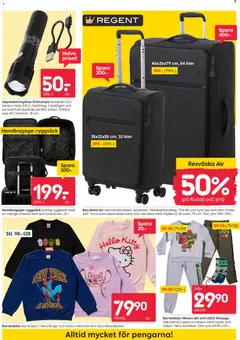 Rusta erbjudanden - Förhandsvisning av reklamblad från butik Rusta aktuell från 05/10/2026 | Sida: 5 | Produkter: Lampa, Byxor, Resväska, Ficklampa
