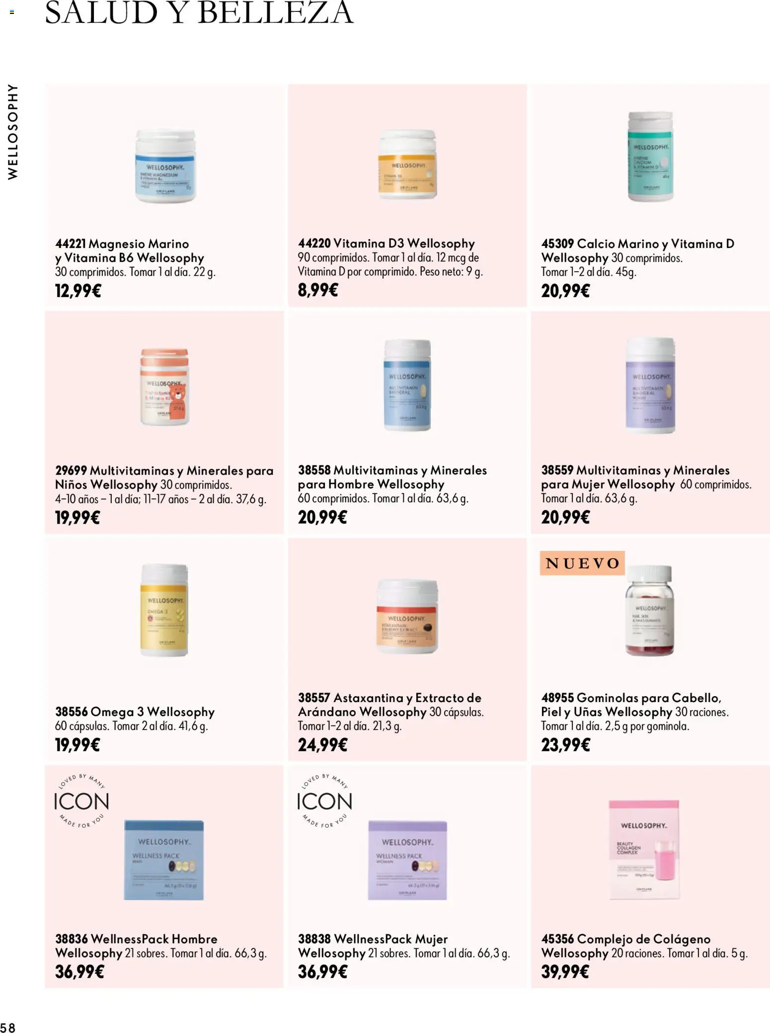 Oriflame - Catálogo Campaña 14 │ válido desde el 07/10/2026 | Página: 58 | Productos: Omega, Omega 3, Peso