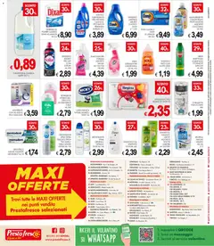 Anteprima del volantino Presto Fresco volantino valido a partire dal 06/07/2026 | Pagina: 8 | Prodotti: Deodorante, Smacchiatore, Sgrassatore, Cetriolo