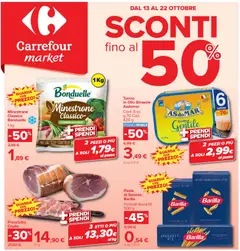 Anteprima del volantino Carrefour volantino Market valido a partire dal 13/10/2026