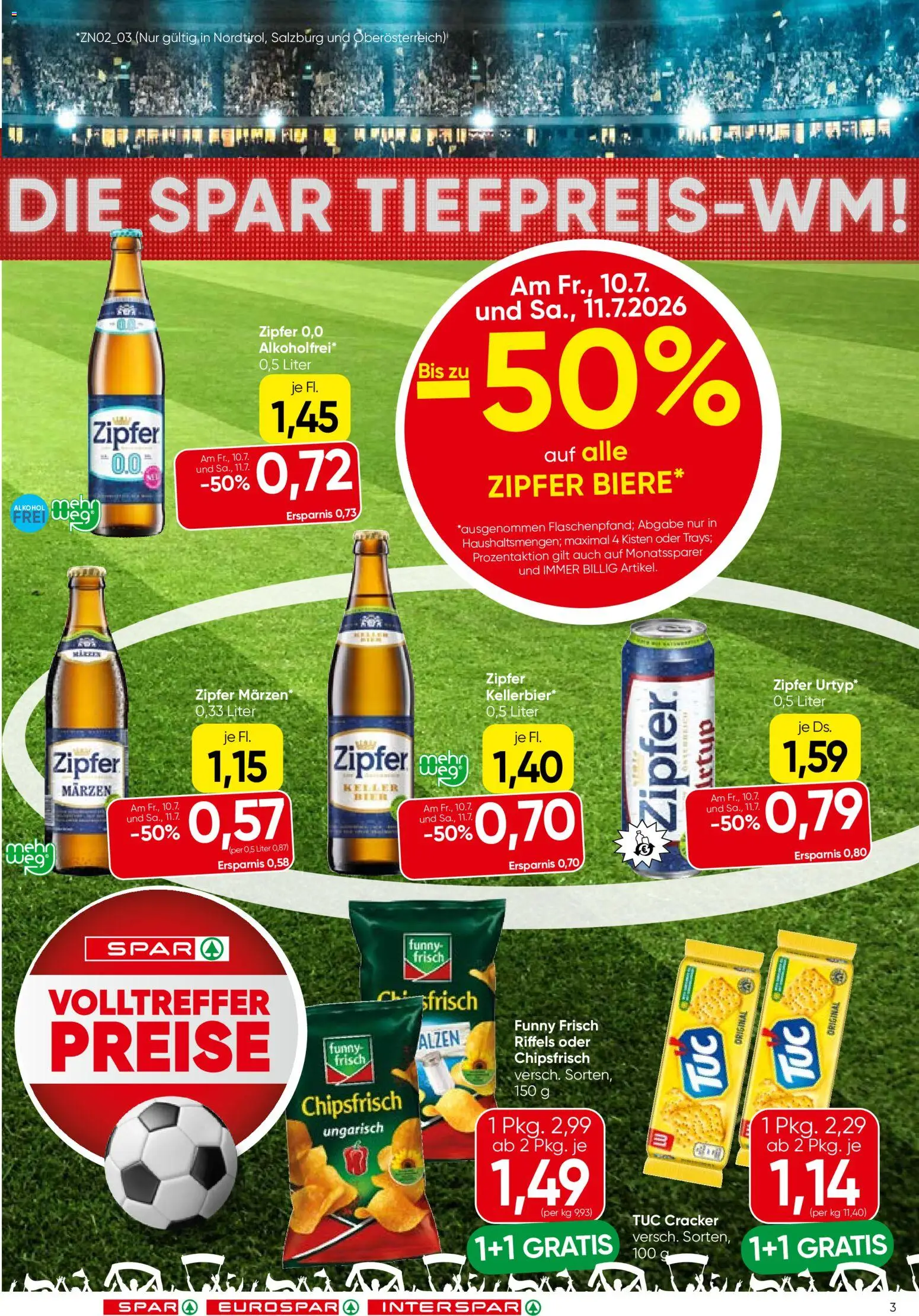 Spar Flugblatt - Salzburg gültig ab 09.07.2026 | Seite: 3