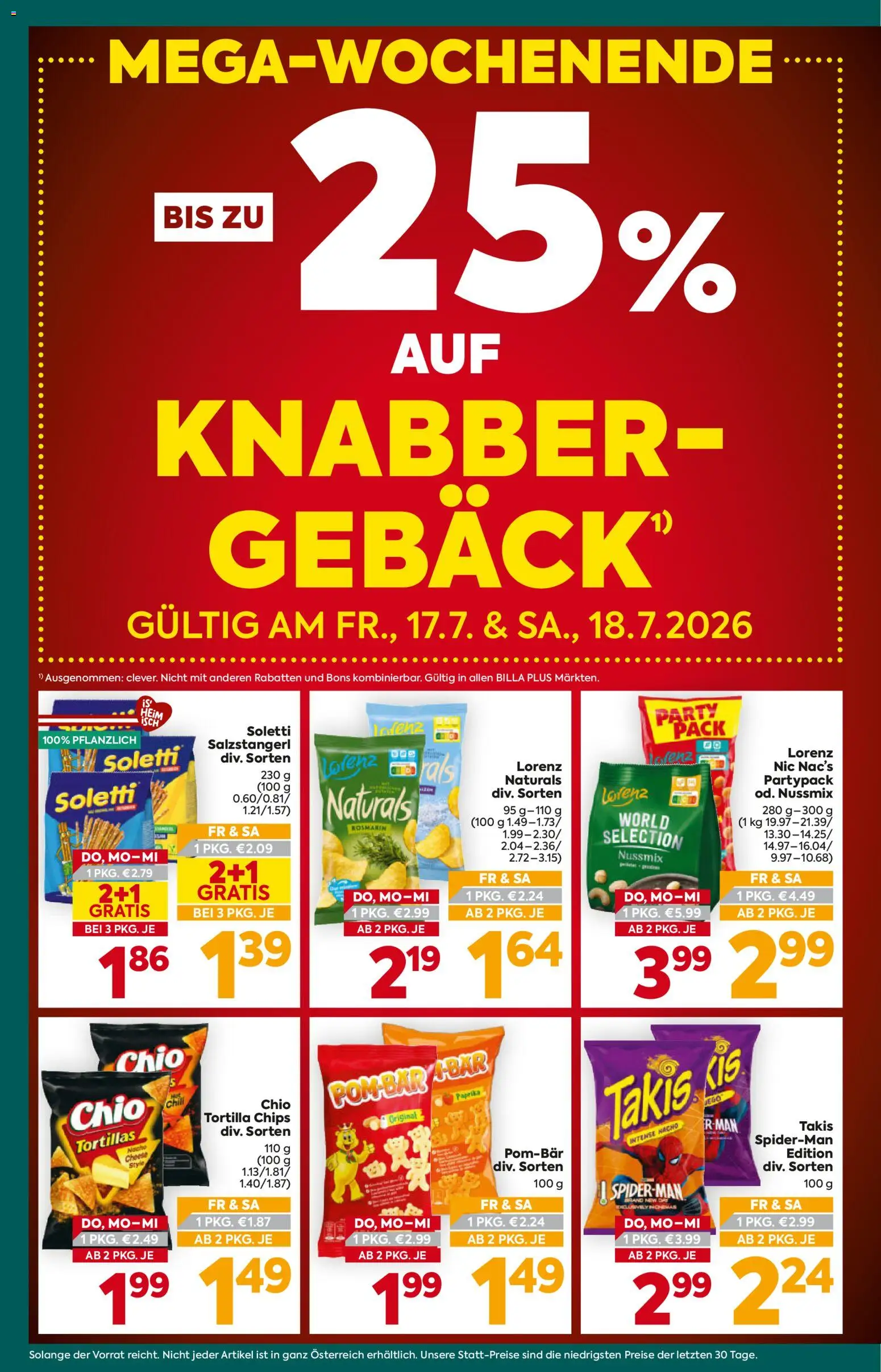 Billa Plus Flugblatt gültig ab 16.07.2026 | Seite: 2