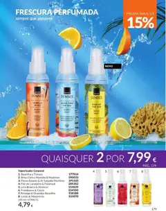 Pré-visualização Catálogo Avon Campanha 7 válido de 01/07/2026 | Página: 179 | Produtos: Flores, Madeiras