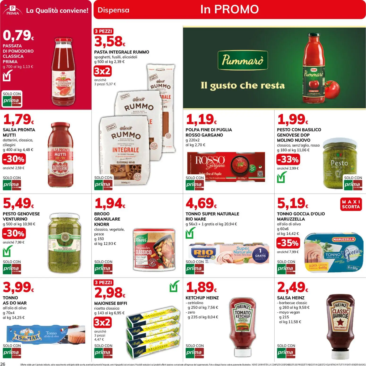 Volantino Basko del 13/10/2026 | Pagina: 26 | Prodotti: Ketchup, Barbecue, Pomodoro, Basilico