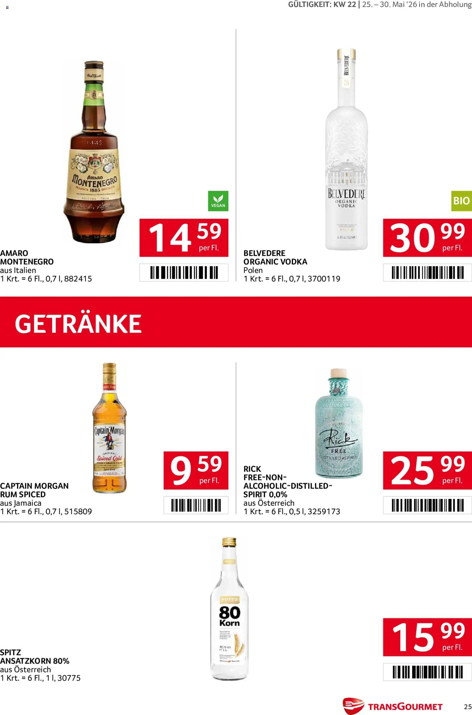 Transgourmet Flugblatt gültig ab 25.05.2026 | Seite: 24