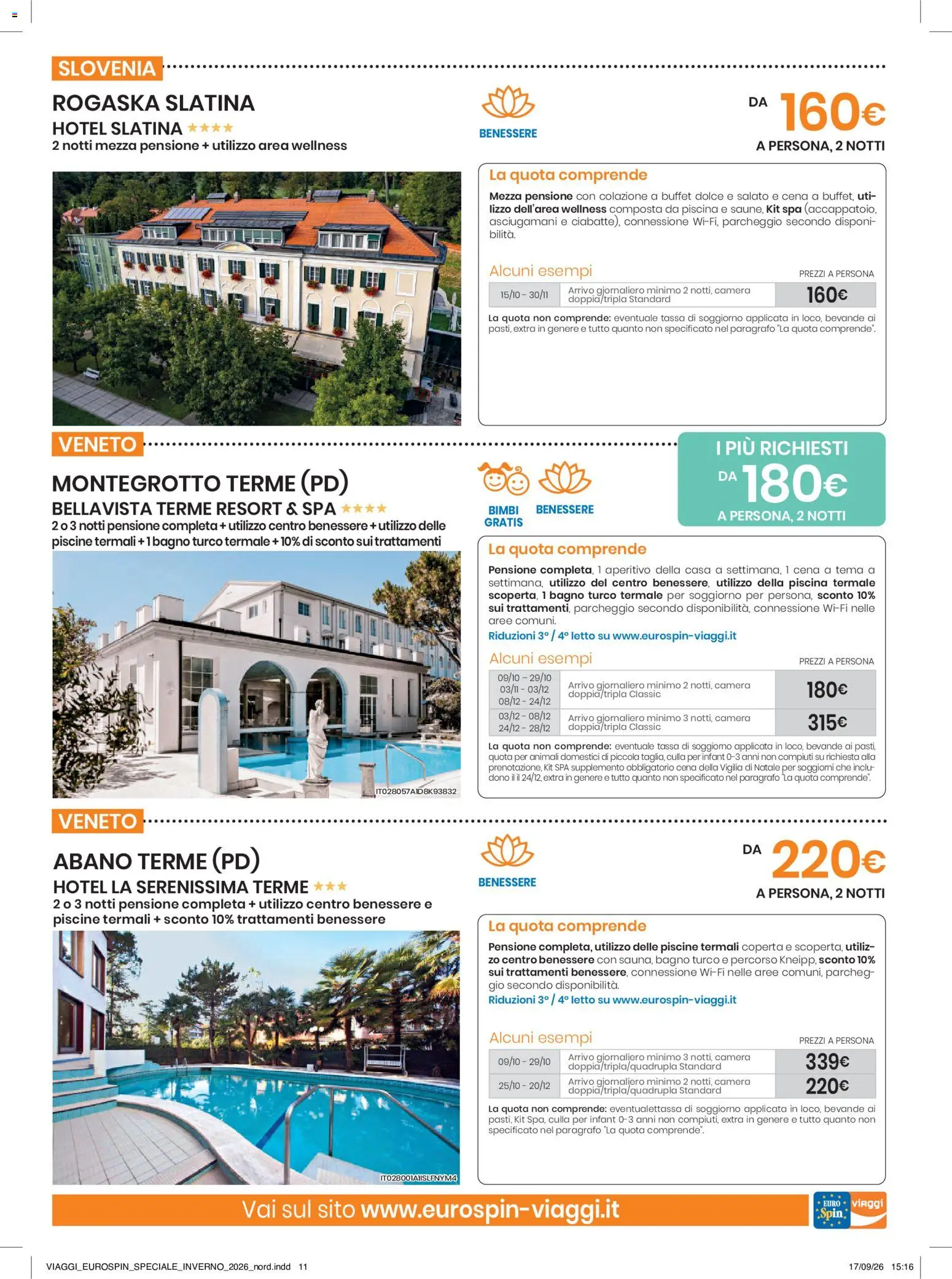 Volantino Eurospin del 17/09/2026 | Pagina: 11 | Prodotti: Bevande, Culla, Coperta, Bagno