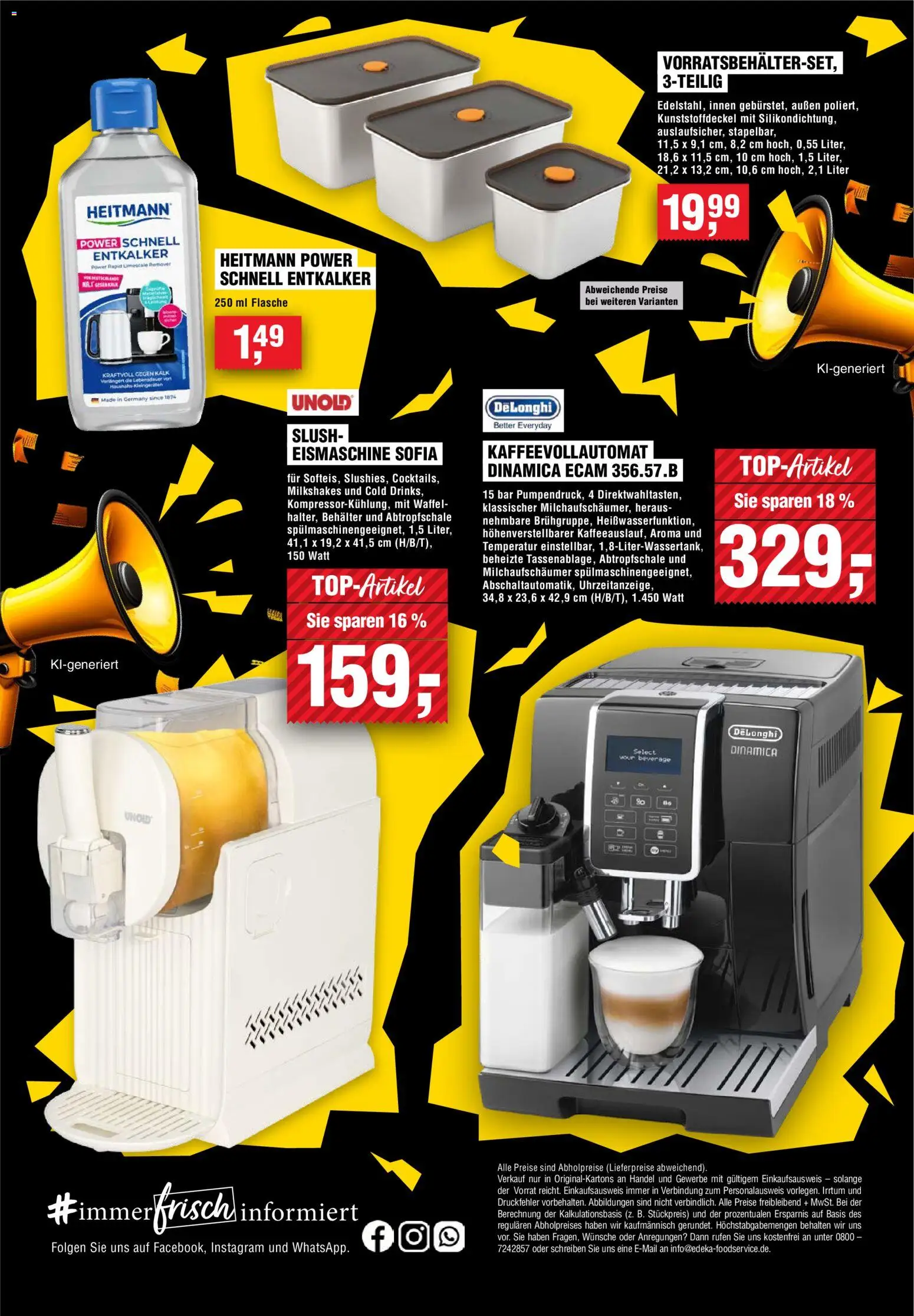 Handelshof Non-Food Highlights – gültig ab 15.10.2026 | Seite: 4 | Produkte: Kalk, Kaffeevollautomat