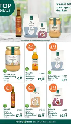 Holland & Barrett folder - Voorbeeld van een folder van Holland & Barrett, geldig van 20-07-2026 | Pagina: 18 | Producten: Pompoen, Olie, Bloemen, Zeezout