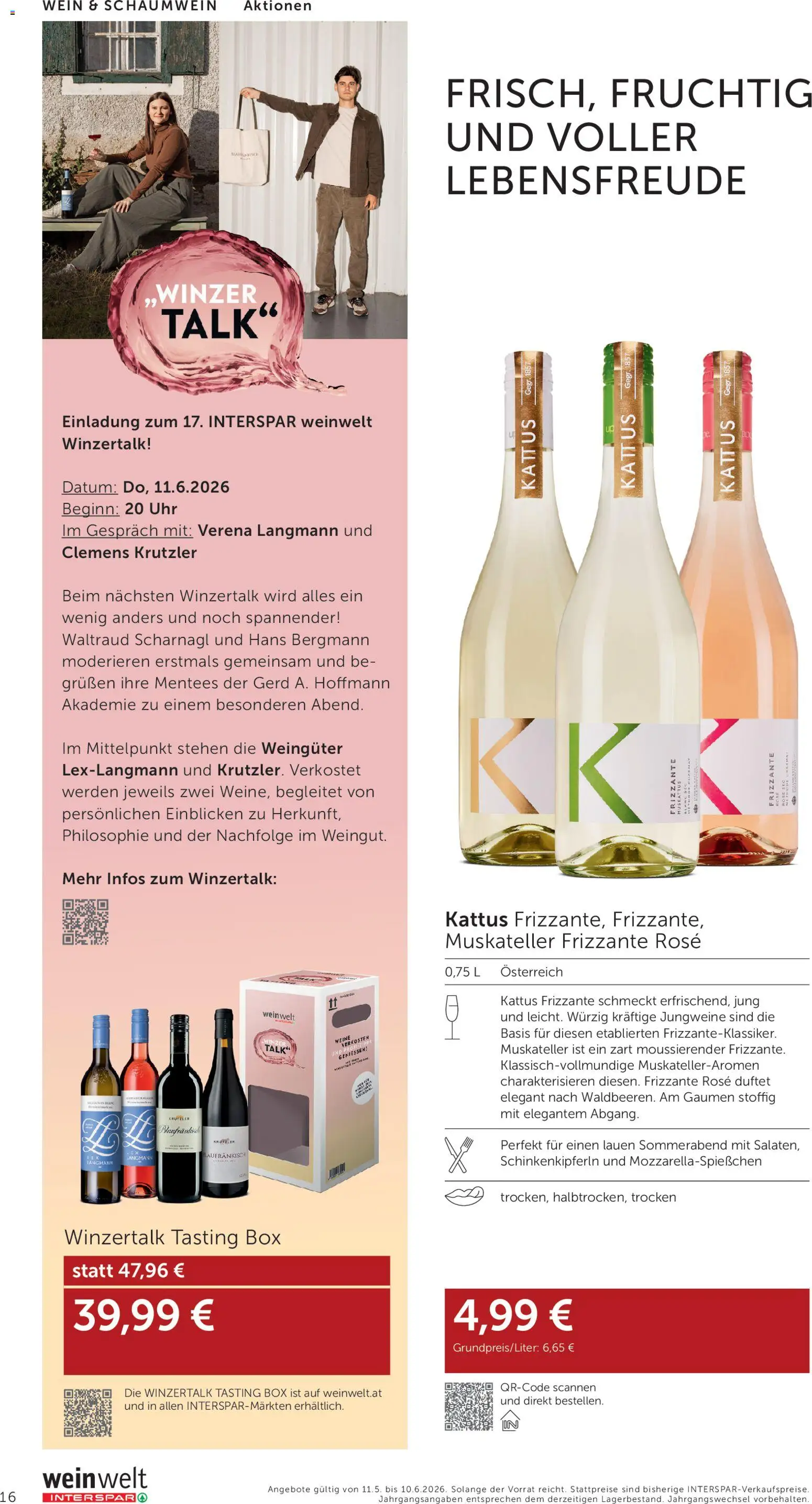 Interspar Wein Welt gültig ab 21.05.2026 | Seite: 16 | Produkte: Uhr, Box, Wein