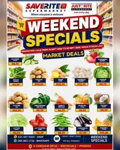 Saverite specials catalogue – valid from 18/09/2026