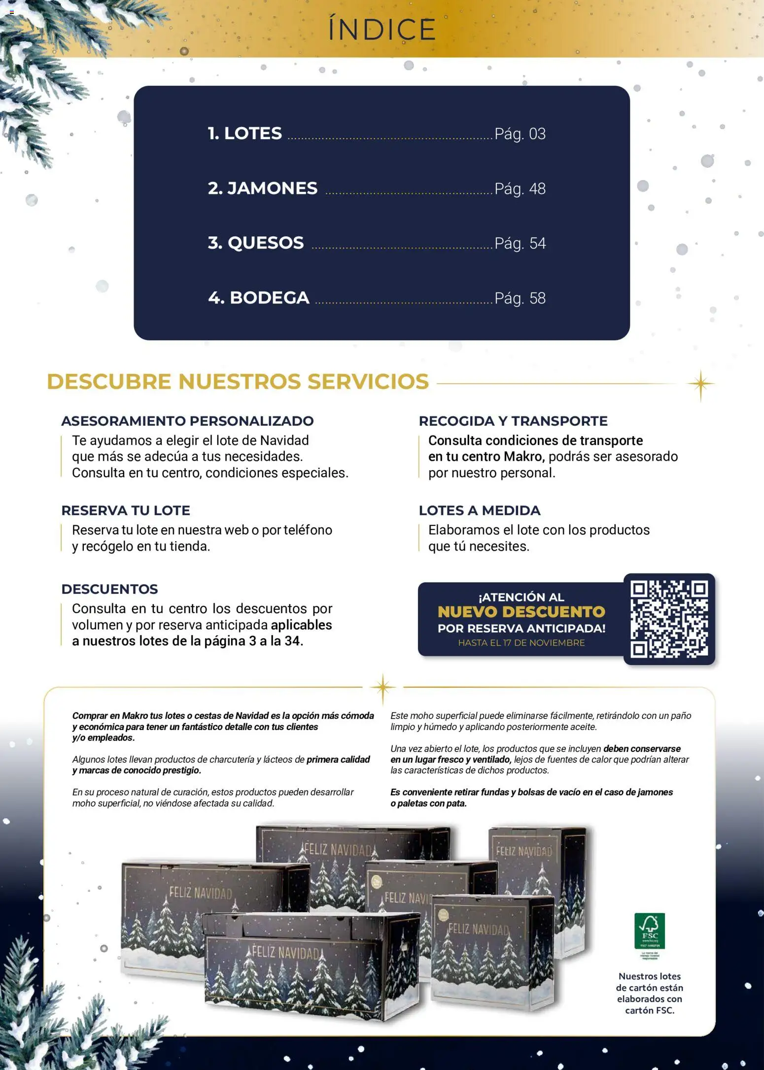 Makro Lotes y Cestas Navidad Centro │ válido desde el 03/09/2026 | Página: 2 | Productos: Cómoda, Bolsas de vacío, Té, Teléfono