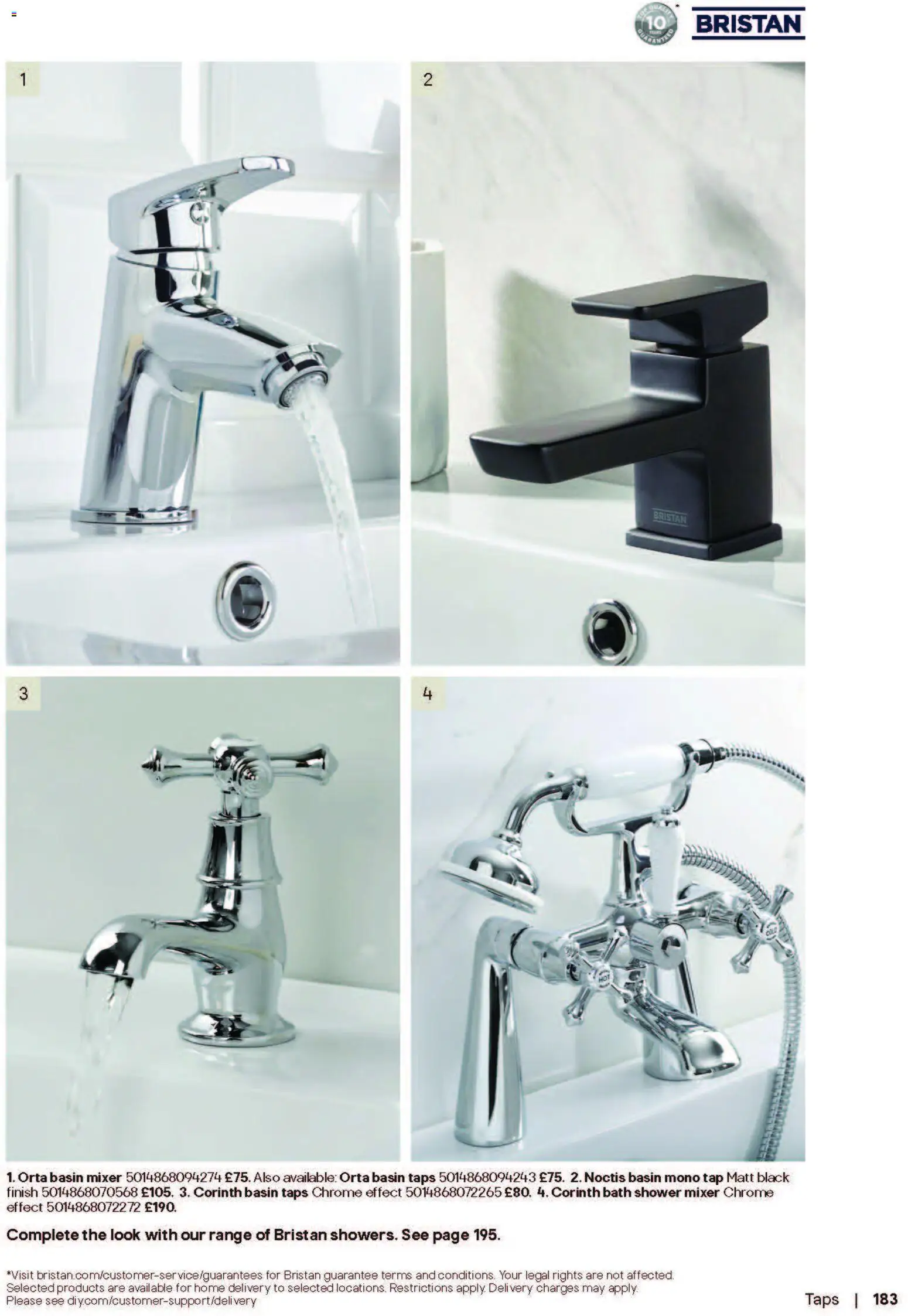 {H1} | Page: 183 | Products: Bath, Shower, Mixer