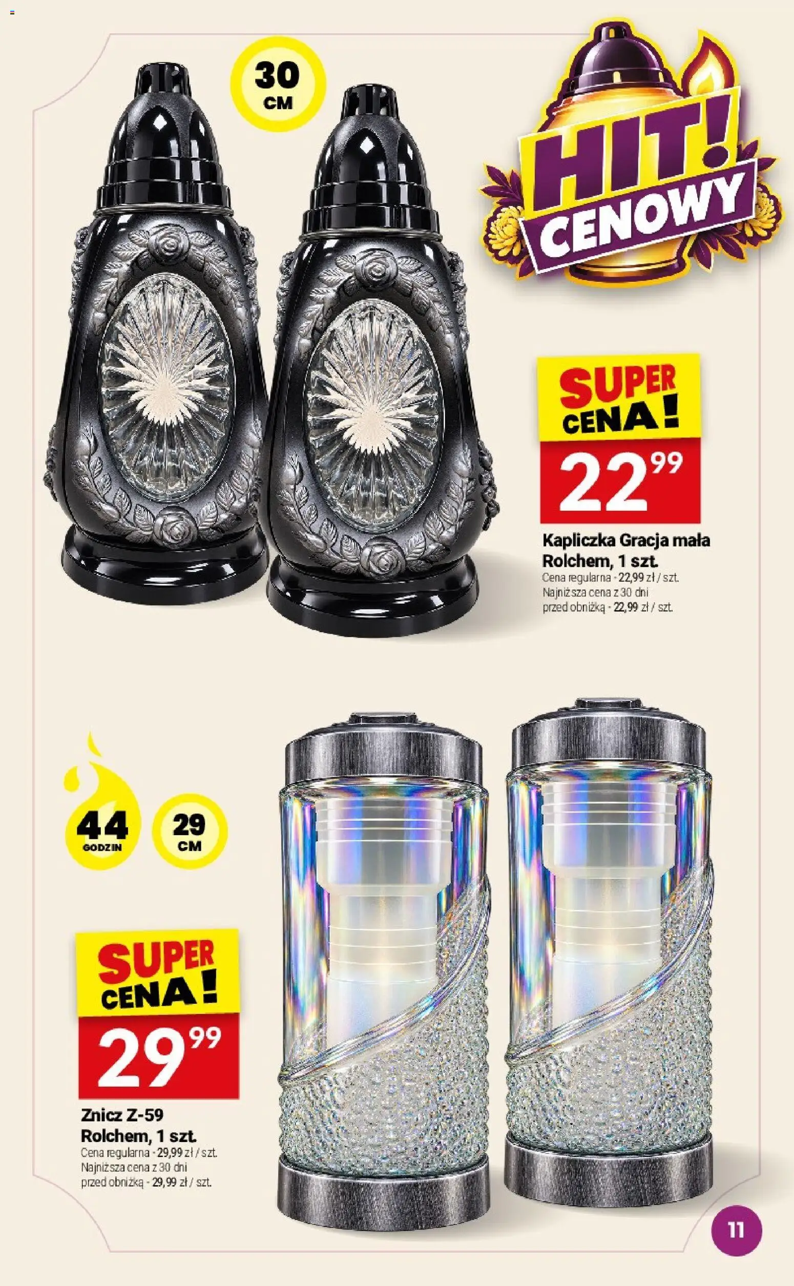 Twój Market gazetka - Katalog zniczy od 30.09.2026 | Strona: 11