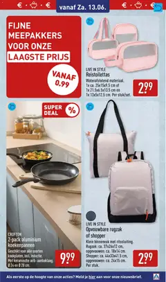 Aldi folder week 24 - Voorbeeld van een folder van Aldi, geldig van 08.06.2026 | Pagina: 53 | Producten: Rugzak
