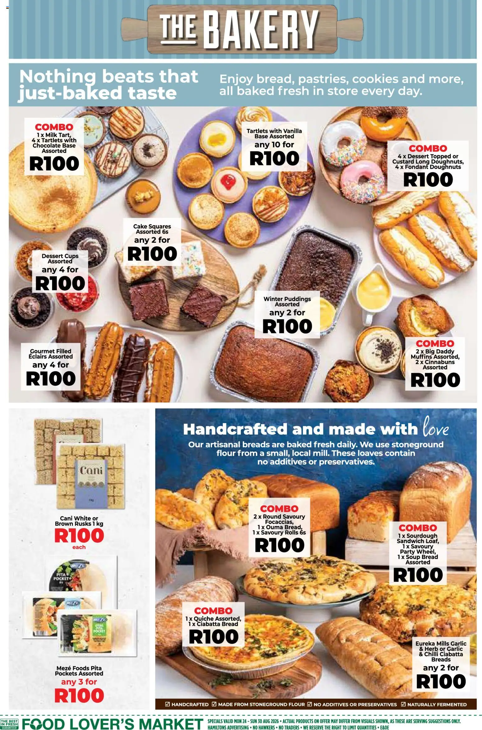 New Food Lover's Market catalogue – valid from 24/08/2026 | Page: 5 | Products: Vanilla, Bakery, Bread, Chocolate