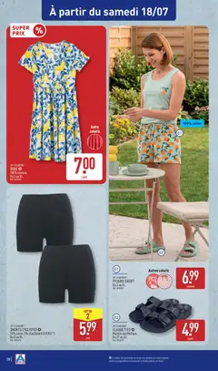 Aldi - Prévisualisation de SHORTS CYCLISTES, 95% coton, 5% élasthanne (LYCRA®). valide à partir de 14/07/2026 | Page: 40