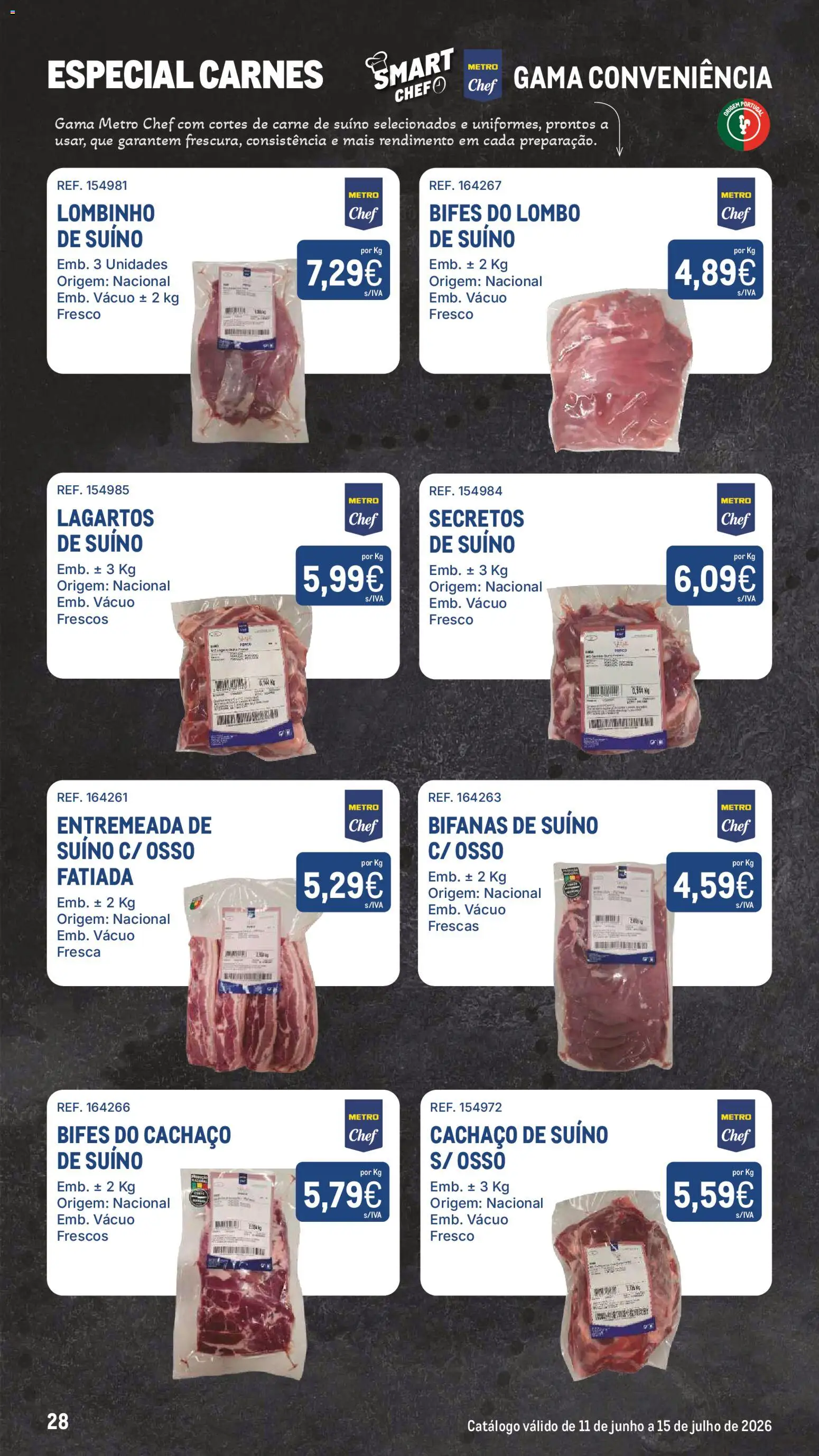 Makro Especial Carnes │ válido de 11.06.2026 | Página: 28 | Produtos: Lombo, Carne