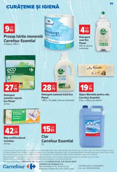 Ofertele Carrefour valabile de la 09.09.2026 | Pagină: 84 | Produse: Alba, Detergent Automat, Vase, Săpun