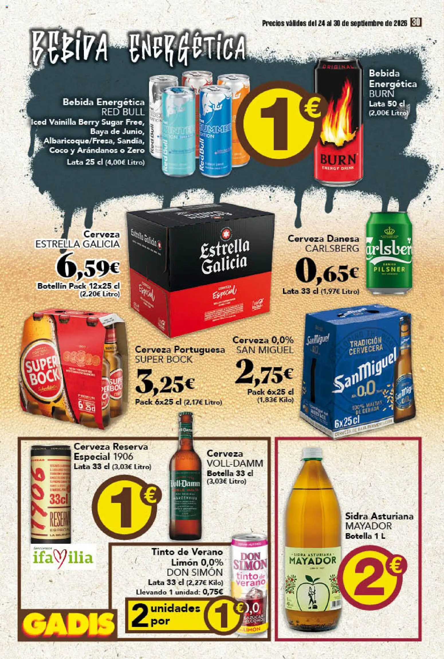 Gadis folleto │ válido desde el 24/09/2026 | Página: 30 | Productos: Bebida energética, Red Bull, Coco, Arándanos