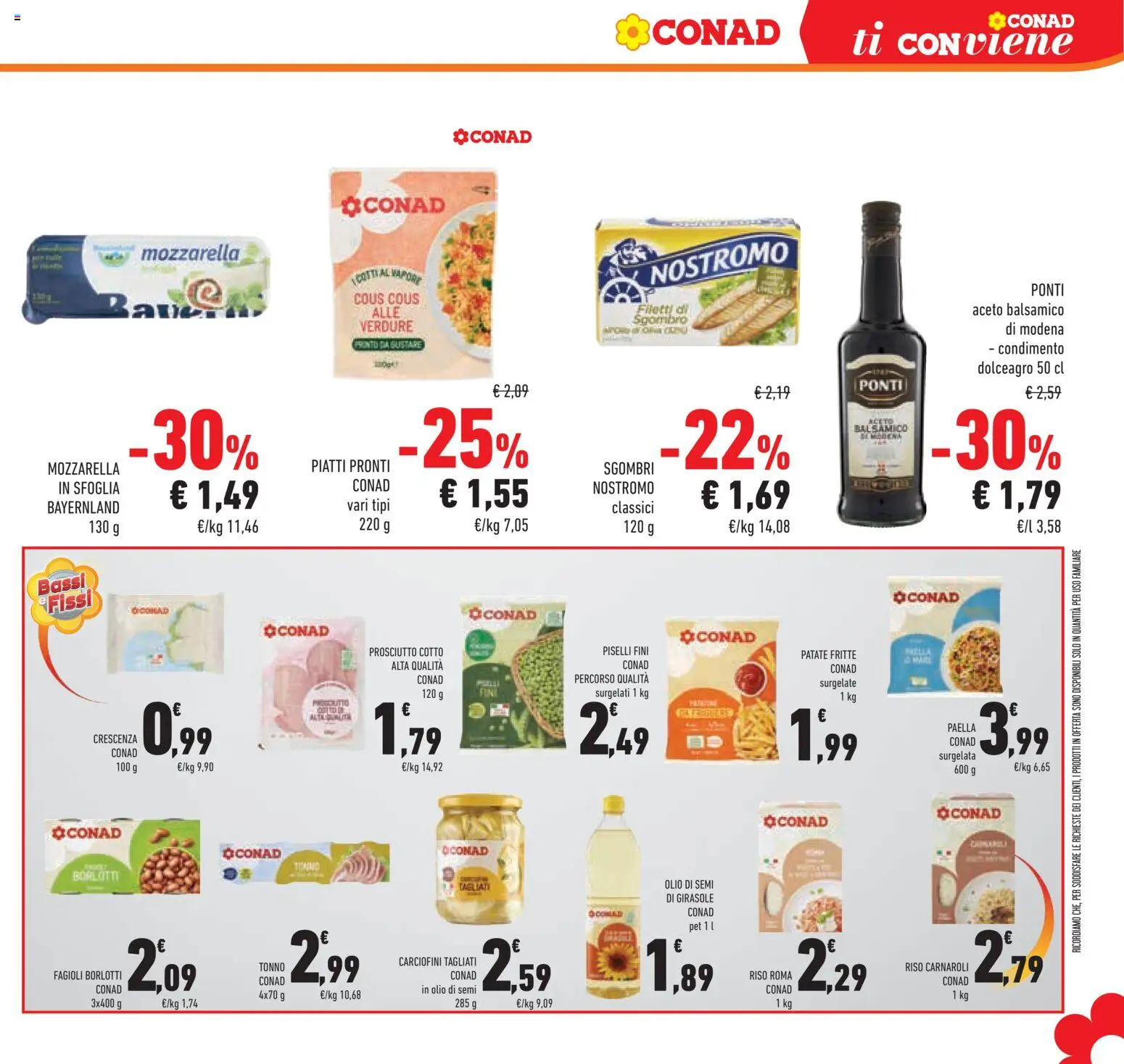 Volantino Conad del 04.06.2026 | Pagina: 31 | Prodotti: Patate, Verdure, Tonno, Olio di semi di girasole
