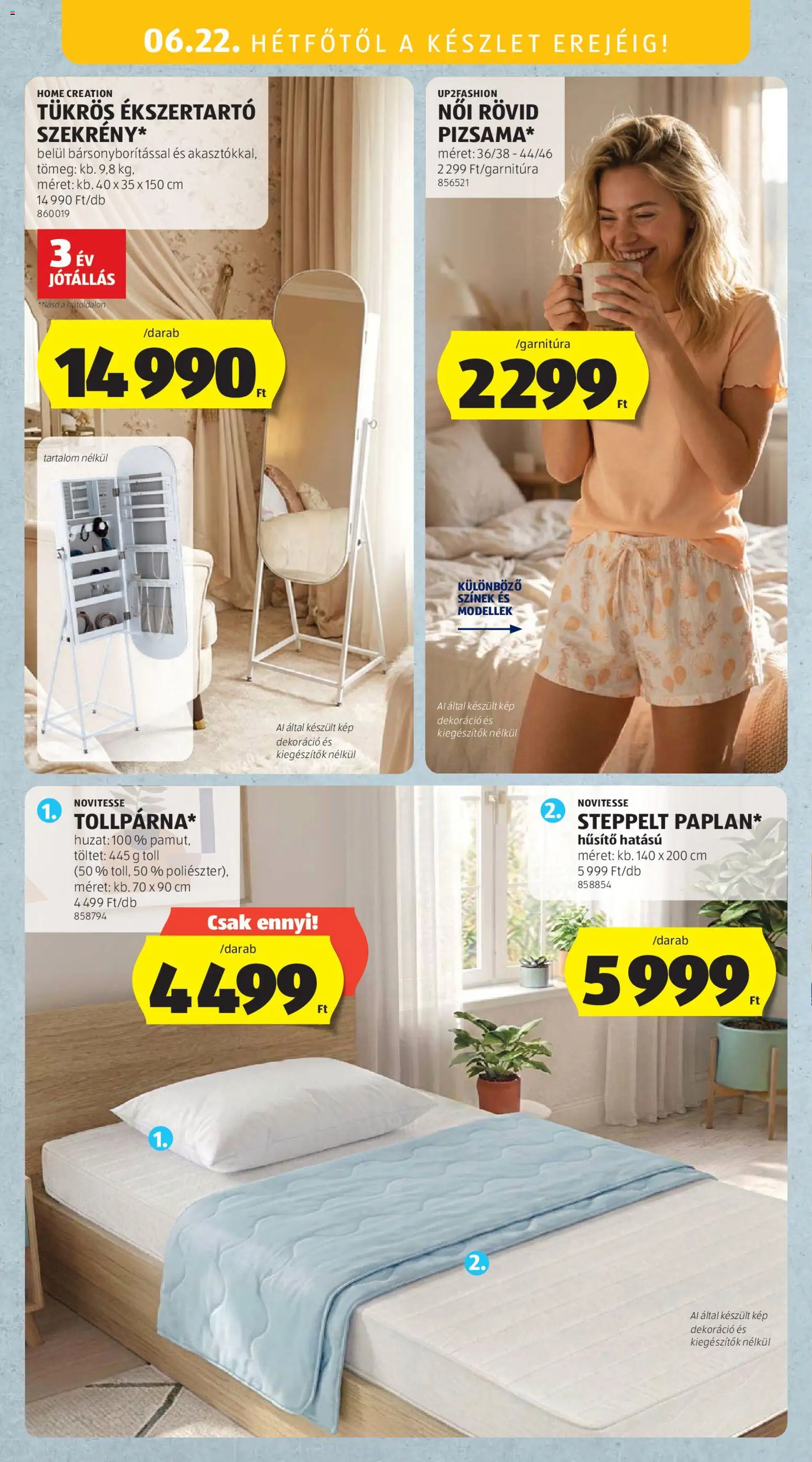 Aldi akciós ujság - amely érvényes a következő dátumtól: 18.06.2026 | Oldal: 22