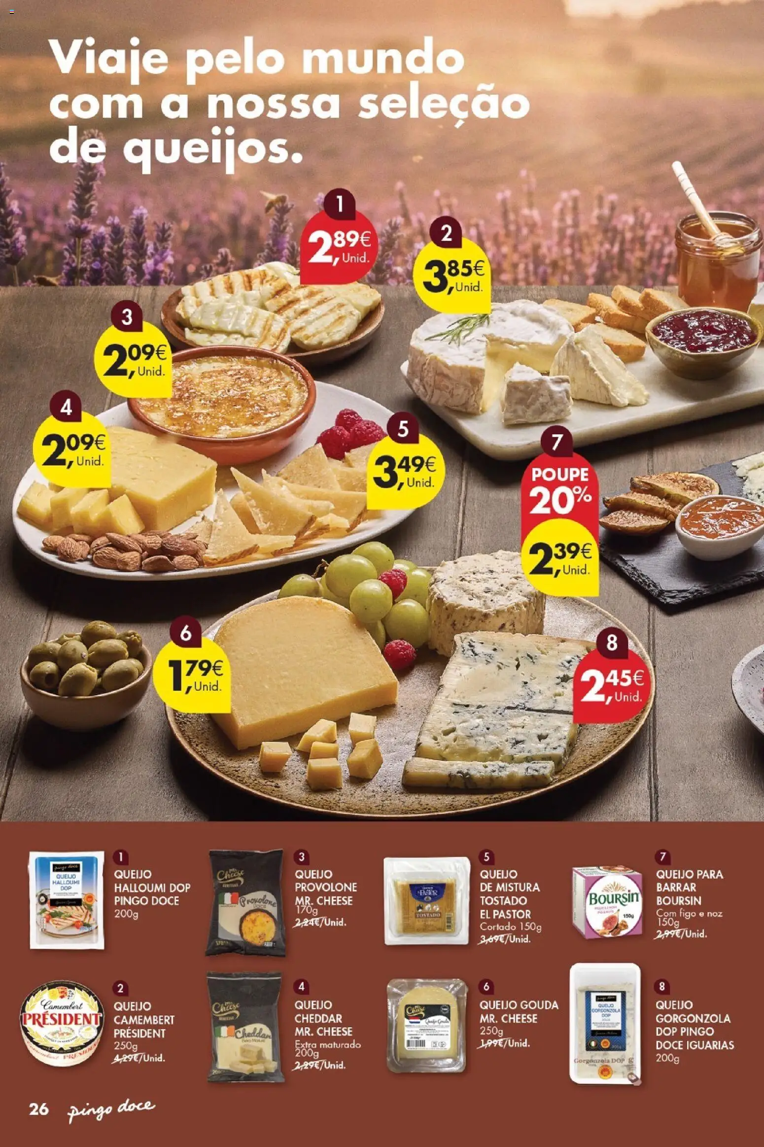 Pingo Doce Vinhos Frescos │ válido de 30/06/2026 | Página: 27 | Produtos: Queijo, Cheddar