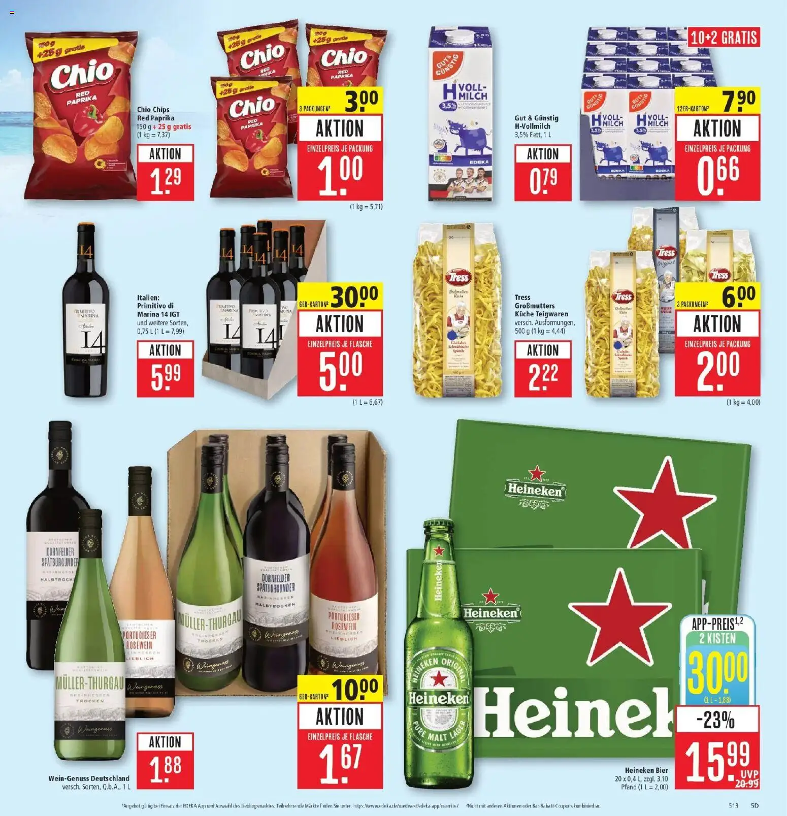 Marktkauf - Marktkauf: Wochenangebote – gültig ab 29.06.2026 | Seite: 7 | Produkte: Milch, Bier, Rosewein, Küche