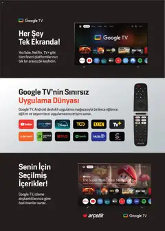 01 Ağustos 2026 tarihinden itibaren geçerli olan Arçelik kataloğu önizlemesi | Sayfa: 74 | Ürünler: TV, Video