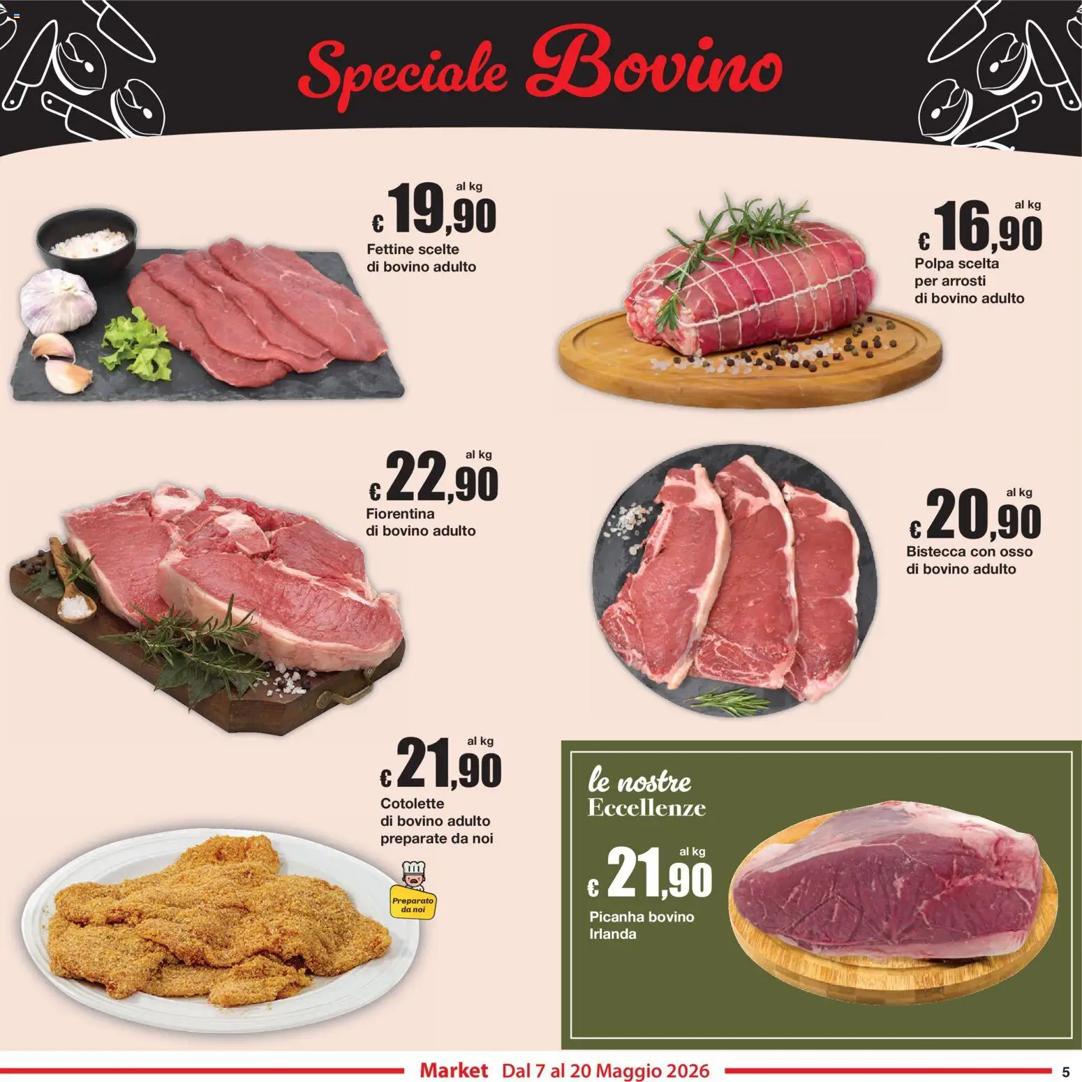 Volantino Sì con Te del 07.05.2026 | Pagina: 5 | Prodotti: Bovino