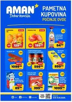 Aman katalog Pametna kupovina - pregled Aman kataloga - važi od 09.10.2026