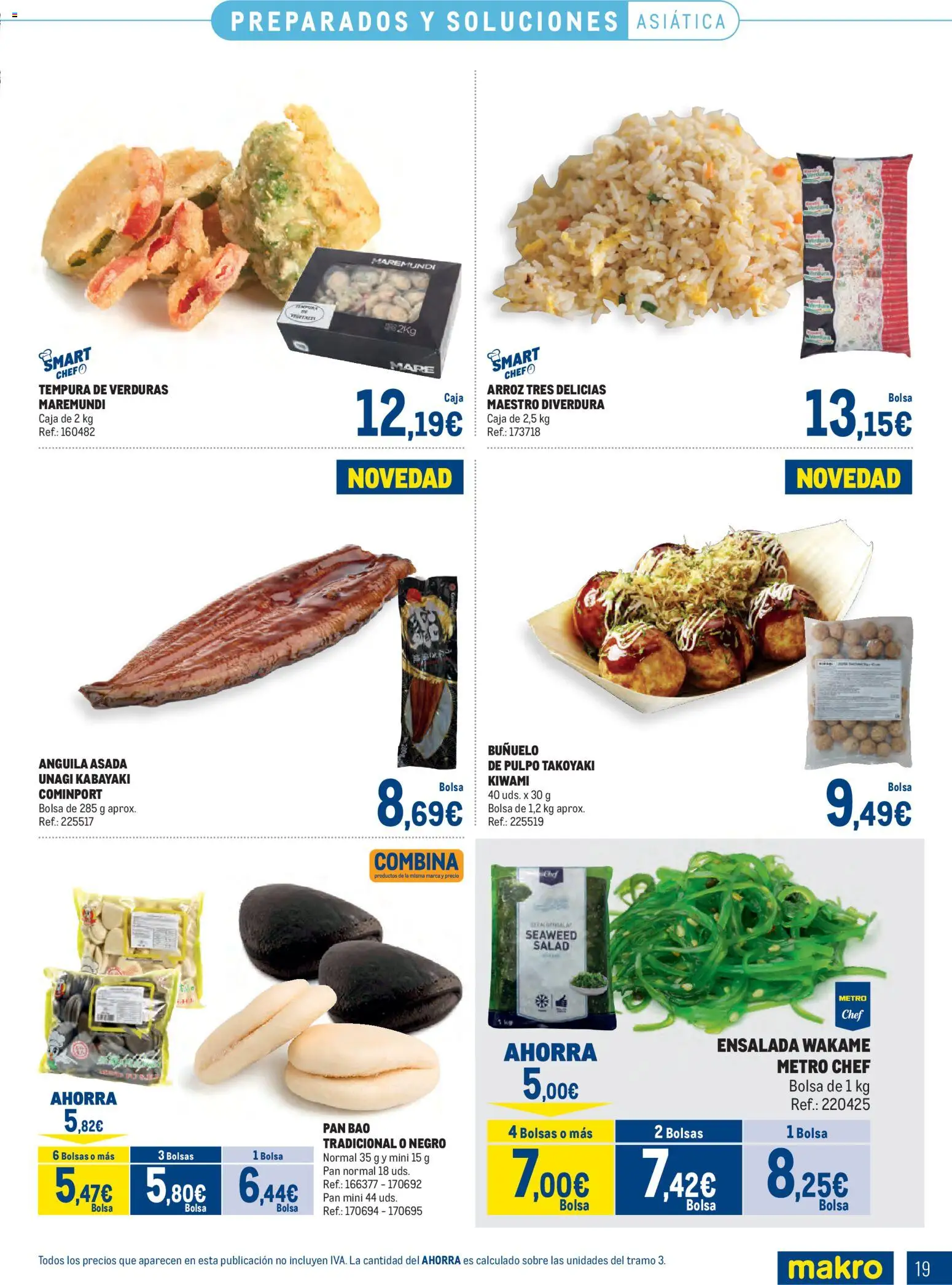 Makro Congelados Cataluña │ válido desde el 04.05.2026 | Página: 19 | Productos: Pan, Arroz, Ensalada, Caja