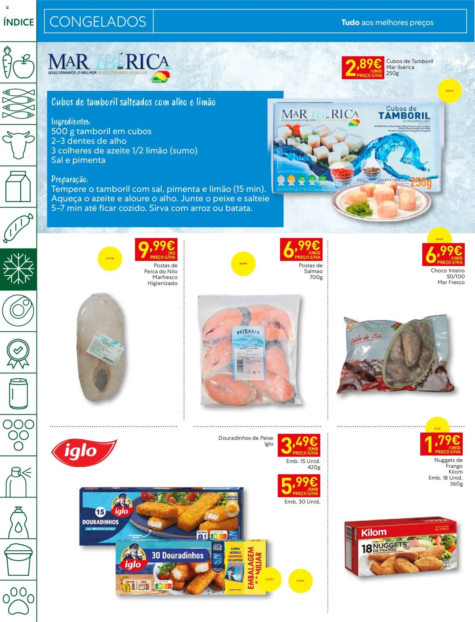 Recheio folheto │ válido de 07/07/2026 | Página: 12 | Produtos: Forno, Pimenta, Salmão, Colheres