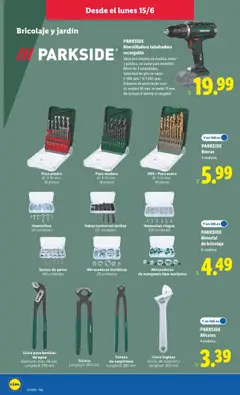 Vista previa Lidl folleto de bazar Baleares válido desde el 15.06.2026 | Página: 12 | Productos: Manguera, Batería