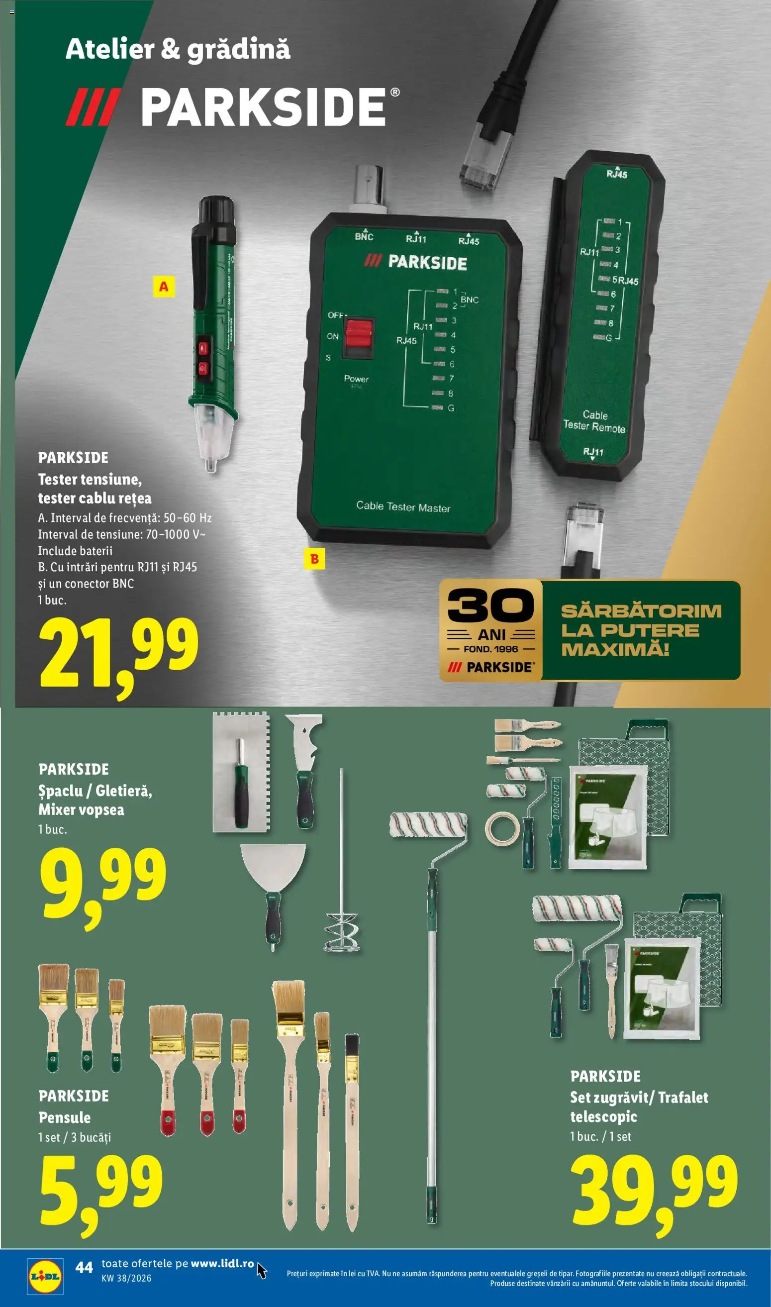 Noul catalog Lidl – valabil de la 14.09.2026 | Pagină: 44