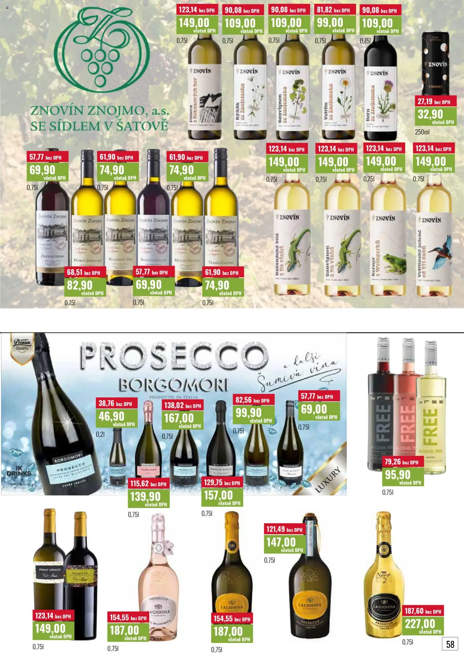 Ratio leták od 01.07.2026 | Strana: 59 | Produkty: Prosecco