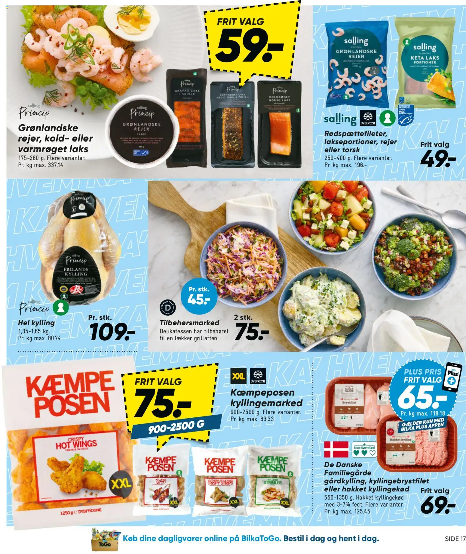 Bilka tilbudsavis – gyldig fra 19.06.2026 | Side: 20 | Produkter: Kyllingekød, Rejer, Timian, Torsk