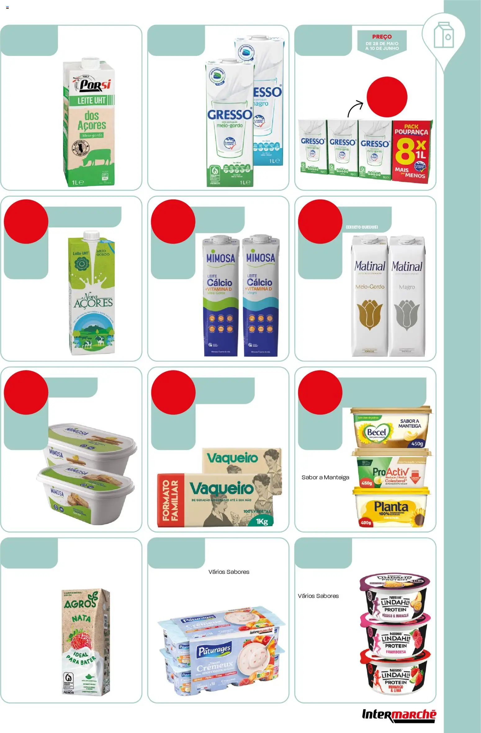Intermarché folheto │ válido de 28.05.2026 | Página: 17 | Produtos: Cálcio, Leite, Nestlé, Vitamina d