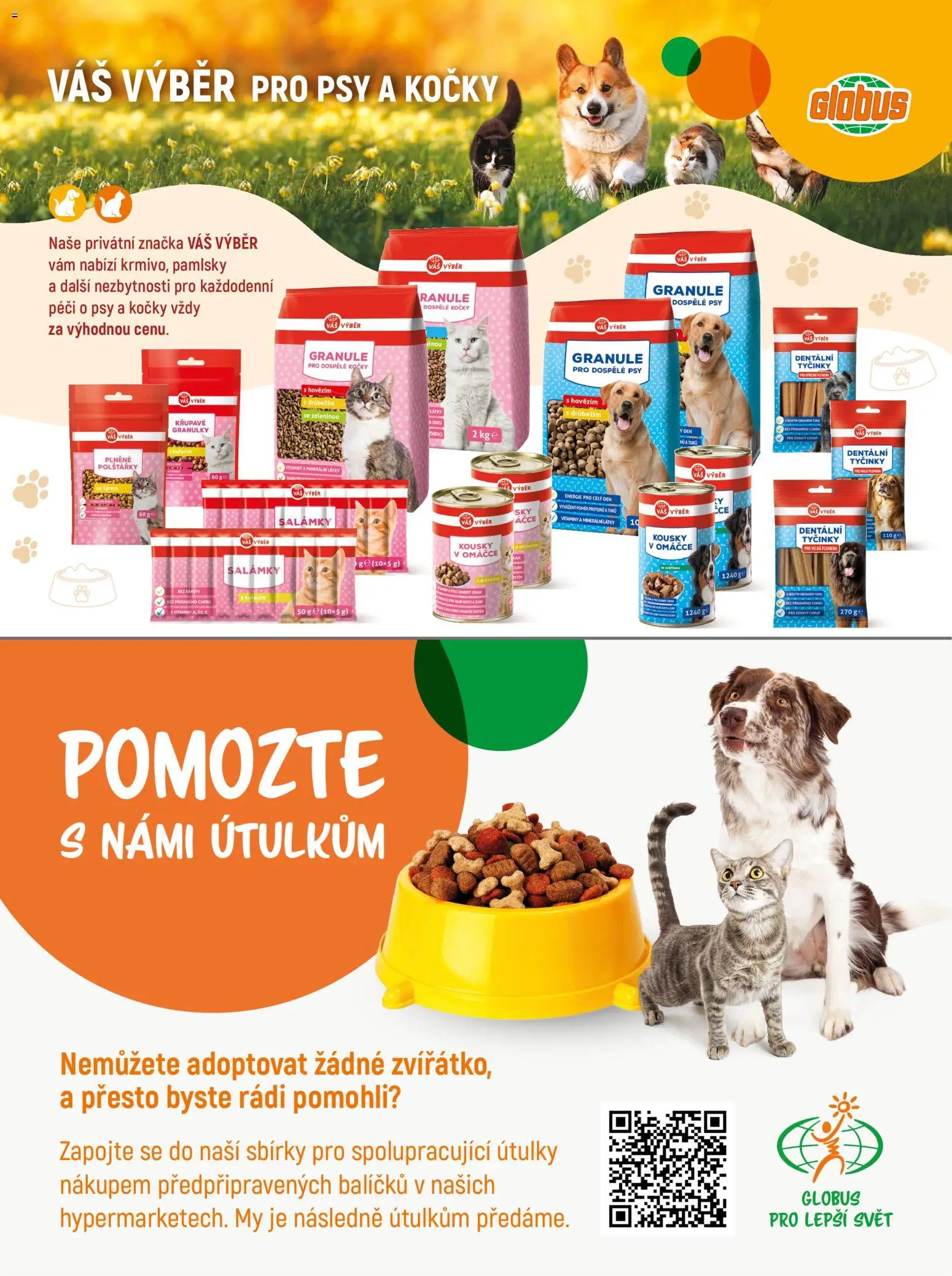 Globus leták - Darujte druhou šanci od 07.09.2026 | Strana: 7 | Produkty: Globus, Granule, Vitamíny, Pec