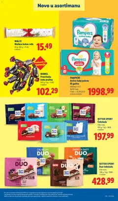 WALTZ Wallero kokos rolls, 20 g; 100 g = 77.45 - pregled Lidl kataloga - važi od 14.05.2026 | Strana: 61
