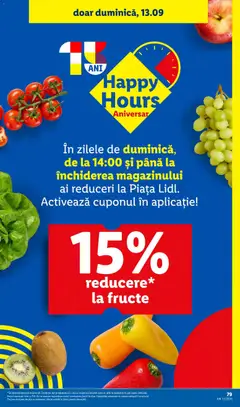 Ofertele Lidl valabile de la 07.09.2026 | Pagină: 79 | Produse: Fructe
