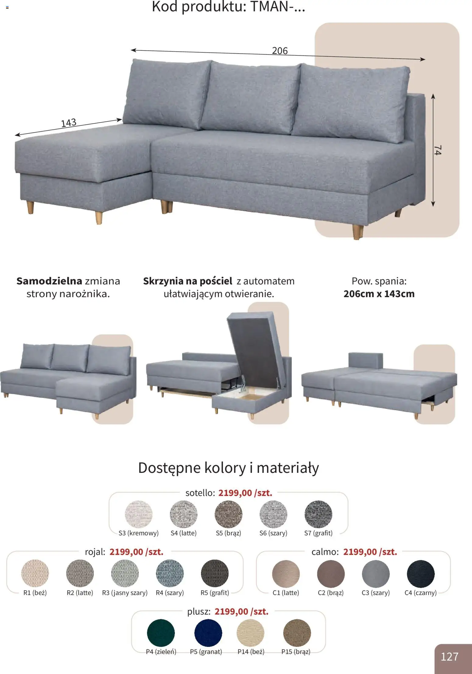 Bodzio Katalog od 01.10.2026 | Strona: 127 | Produkty: Pościel